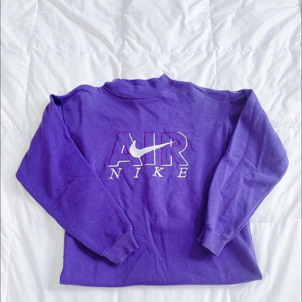 Purple Nike limited edition crew neck